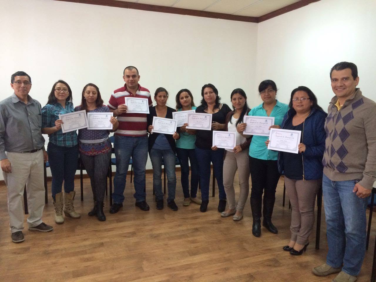 Participantes de cursos especializados CGP 5