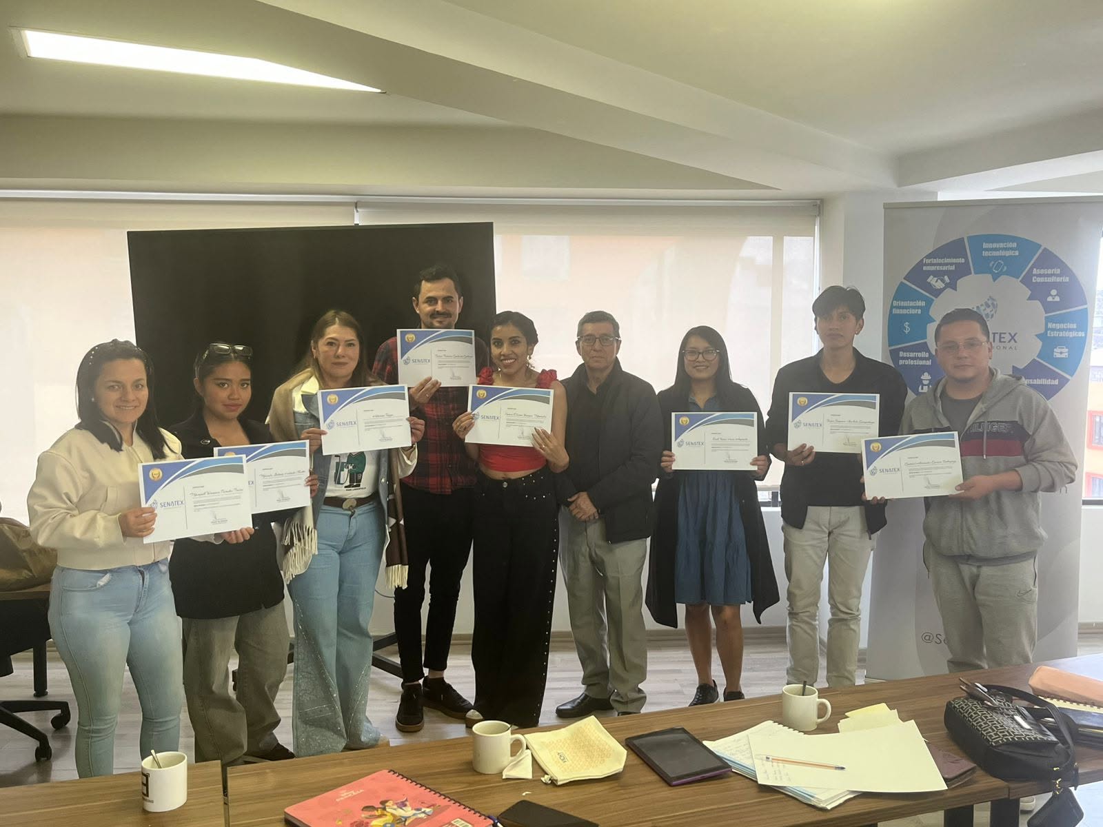 Participantes de cursos especializados CGP 9